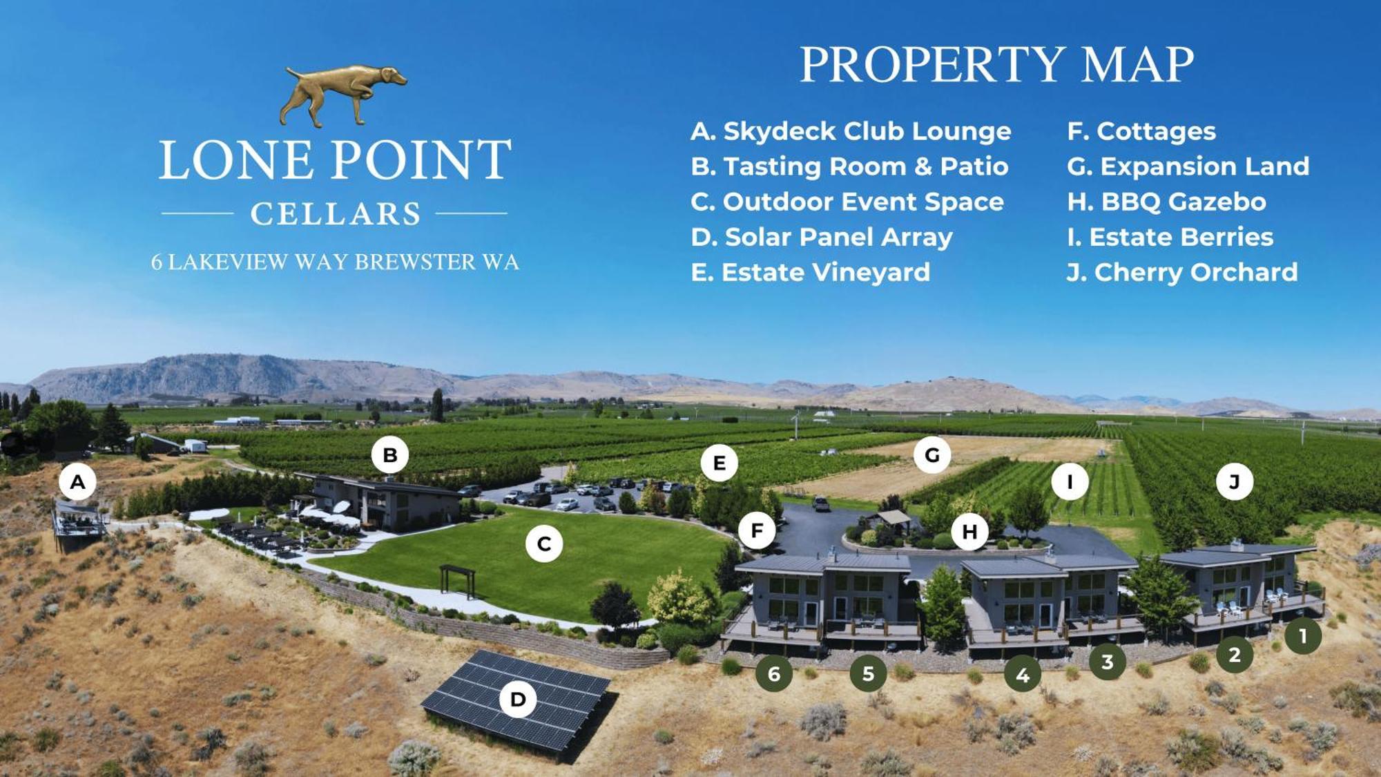 Отель Lone Point Cellars Brewster Экстерьер фото